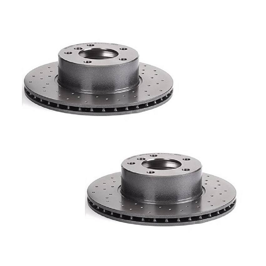 BMW Brembo Brake Kit - Pads and Rotors Front (296mm) (Xtra) (Low-Met) 34352229018 - Brembo 1564481KIT